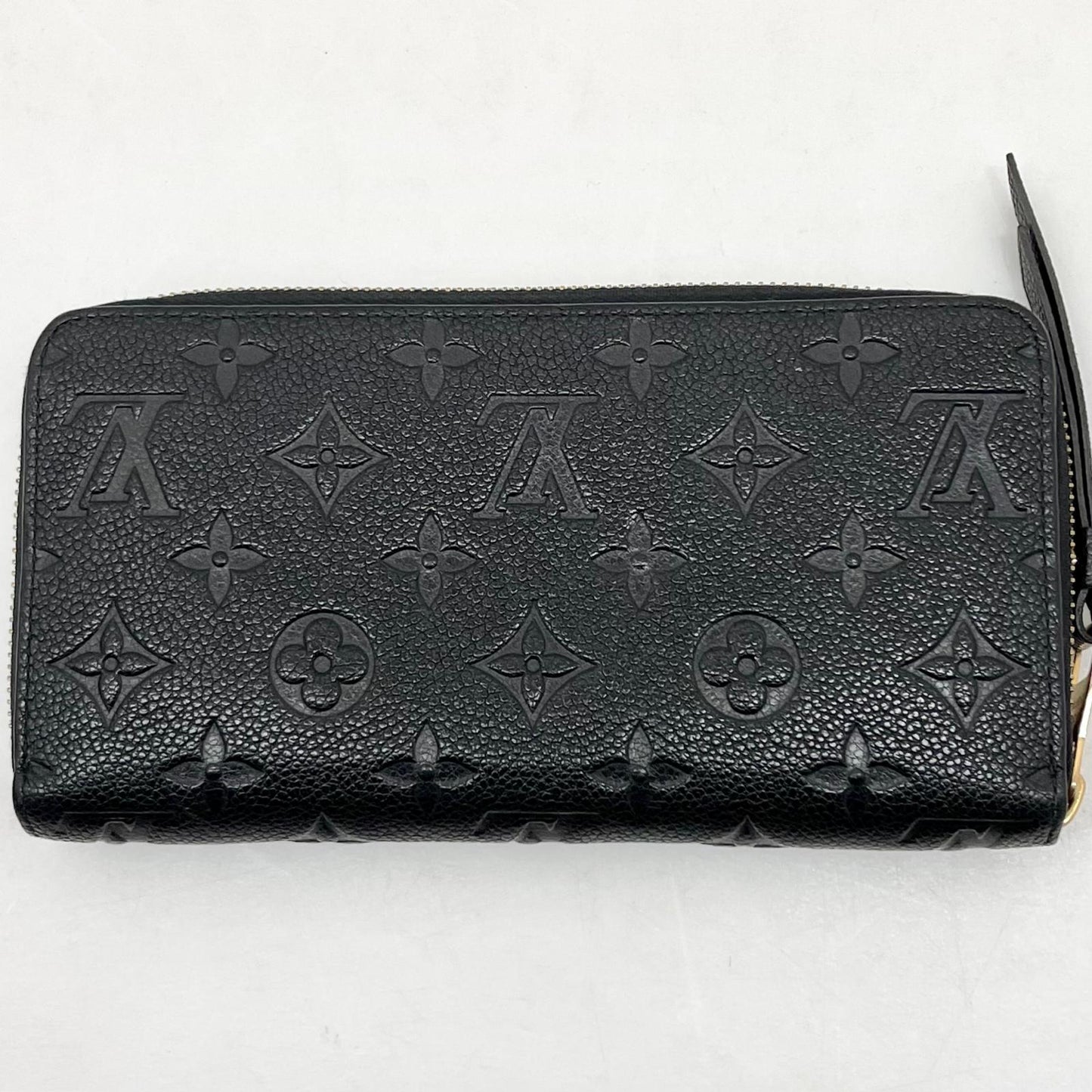【中古】LOUIS VUITTON | ルイ・ヴィトン 旧型 ジッピーウォレット ラウンドファスナー モノグラムアンプラント 長財布 M60571 ブラック【尾張小牧店】