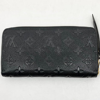 【中古】LOUIS VUITTON | ルイ・ヴィトン 旧型 ジッピーウォレット ラウンドファスナー モノグラムアンプラント 長財布 M60571 ブラック【尾張小牧店】