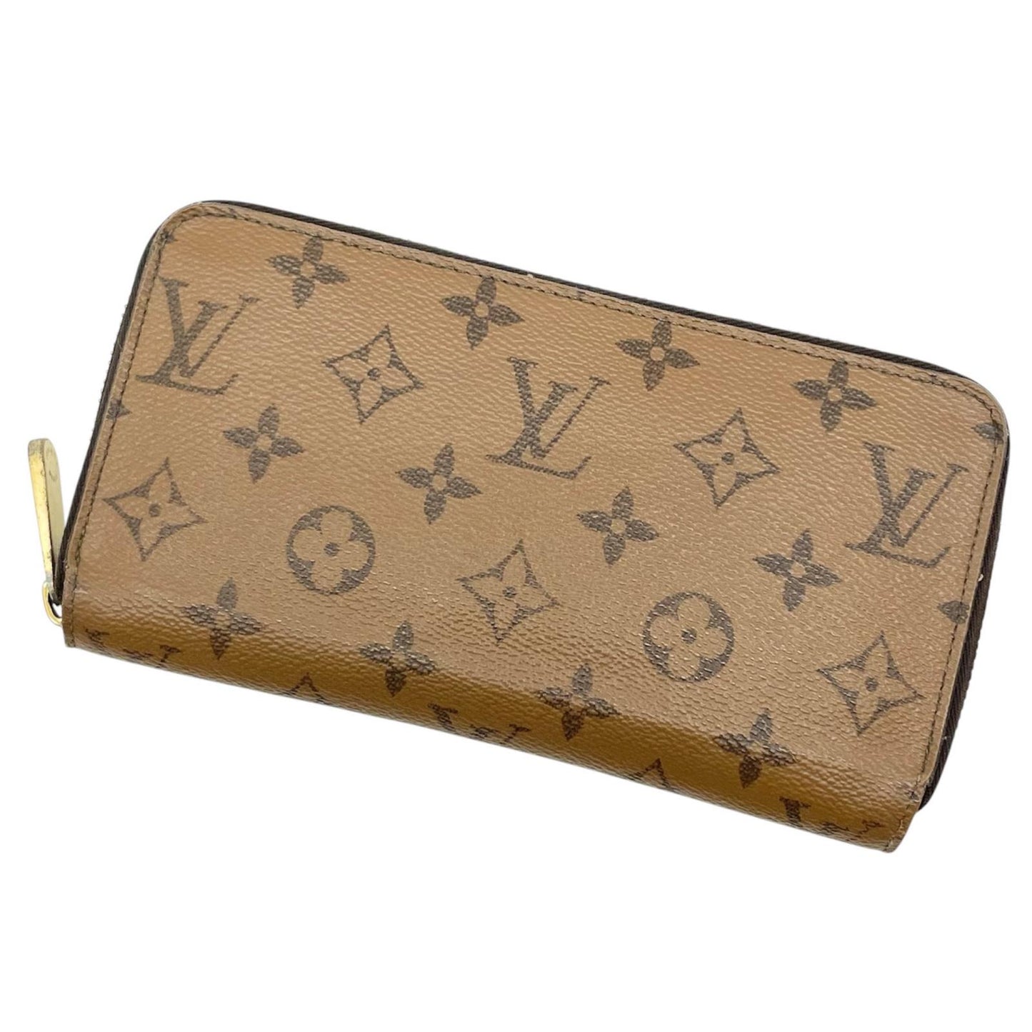 【中古】LOUIS VUITTON | ルイ・ヴィトン ジッピー ウォレット モノグラム・リバース ラウンドファスナー長財布 M82444 ブラウン【尾張小牧店】