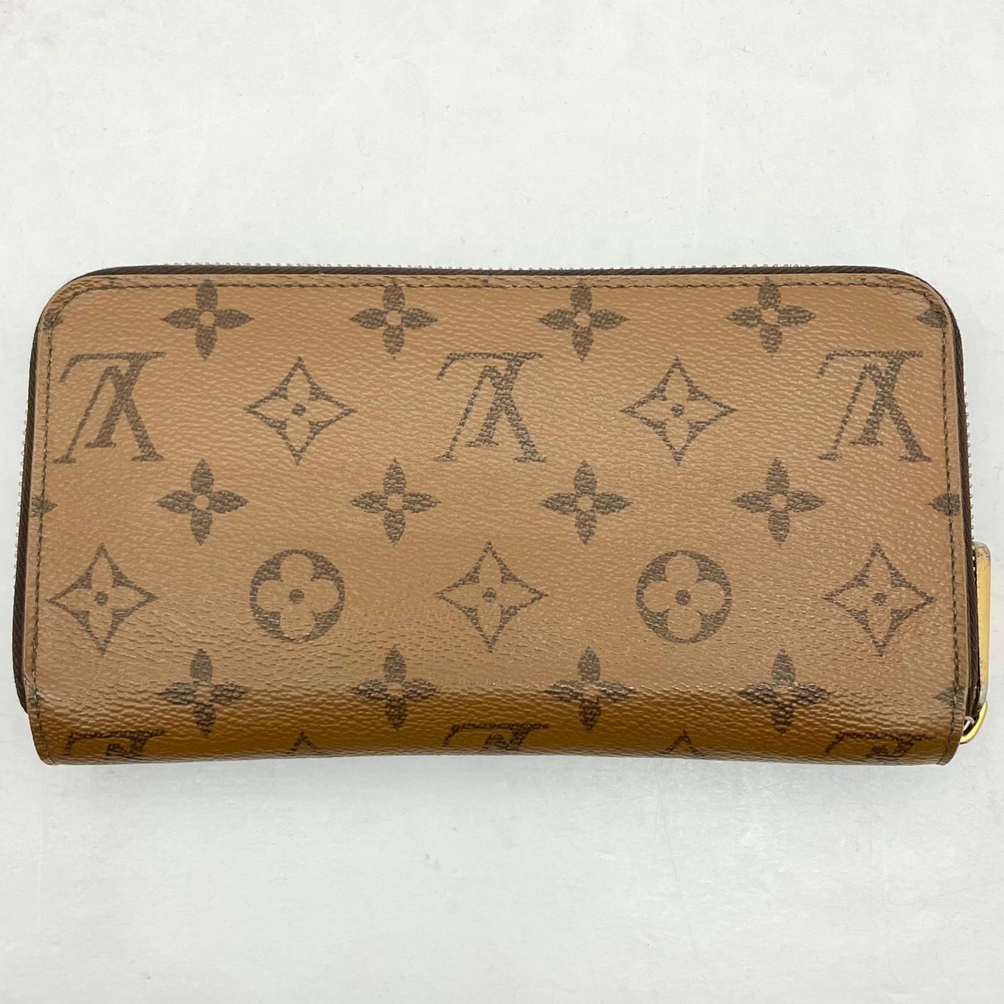 【中古】LOUIS VUITTON | ルイ・ヴィトン ジッピー ウォレット モノグラム・リバース ラウンドファスナー長財布 M82444 ブラウン【尾張小牧店】