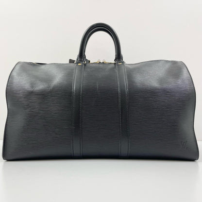 【中古】LOUIS VUITTON | ルイ・ヴィトン エピ 旧型キーポル45 ノワール ボストンバッグ M59152 ブラック【尾張小牧店】