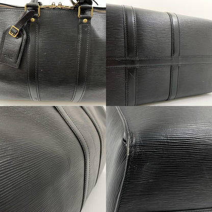 【中古】LOUIS VUITTON | ルイ・ヴィトン エピ 旧型キーポル45 ノワール ボストンバッグ M59152 ブラック【尾張小牧店】