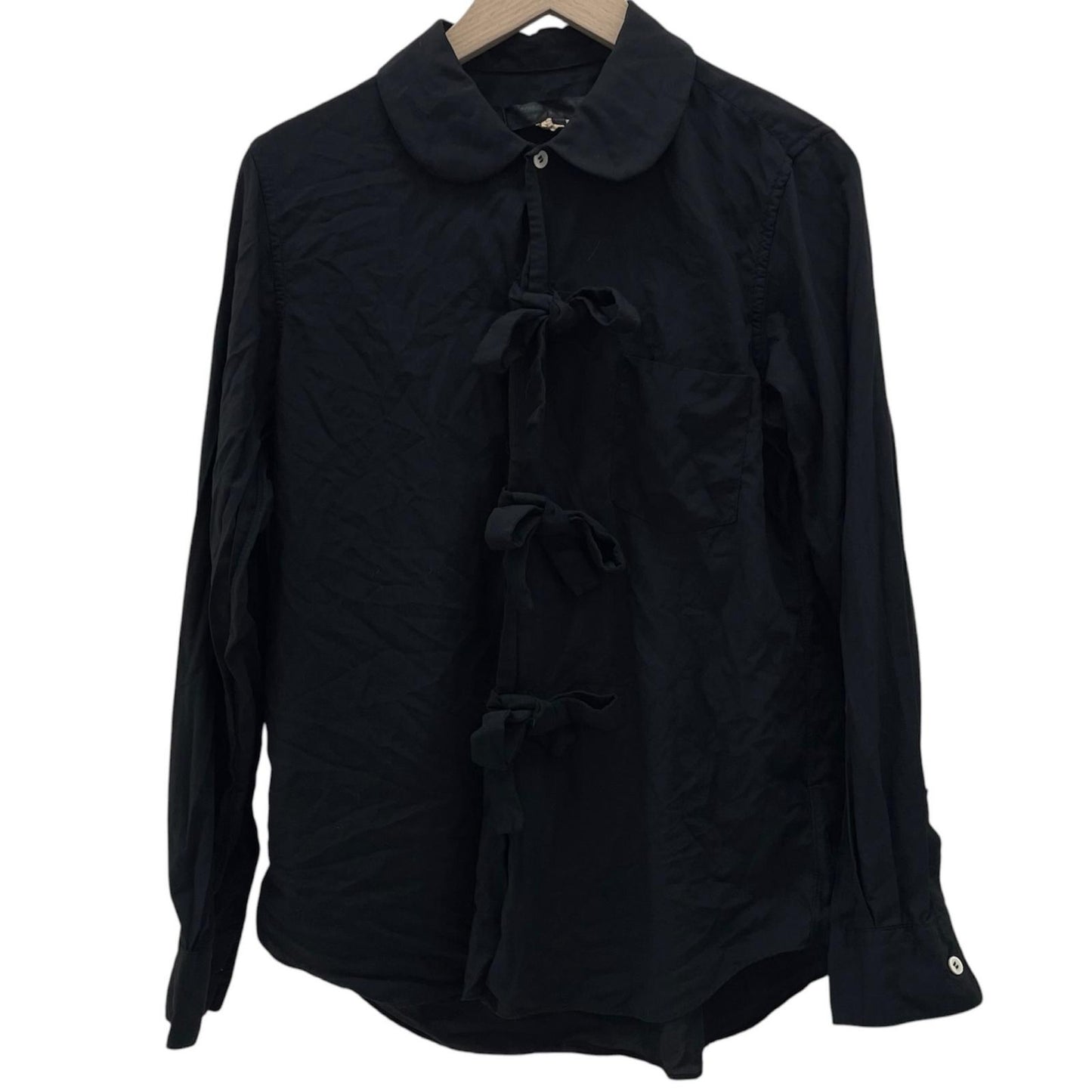 【中古】COMME des GARCONS | コムデギャルソン 長袖シャツ RQ-B020 ブラック サイズ：M【尾張小牧店】