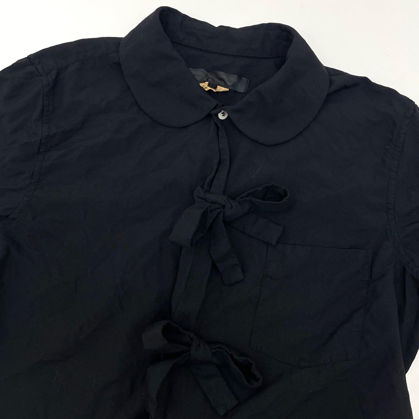 【中古】COMME des GARCONS | コムデギャルソン 長袖シャツ RQ-B020 ブラック サイズ：M【尾張小牧店】