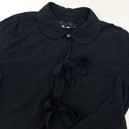 【中古】COMME des GARCONS | コムデギャルソン 長袖シャツ RQ-B020 ブラック サイズ：M【尾張小牧店】