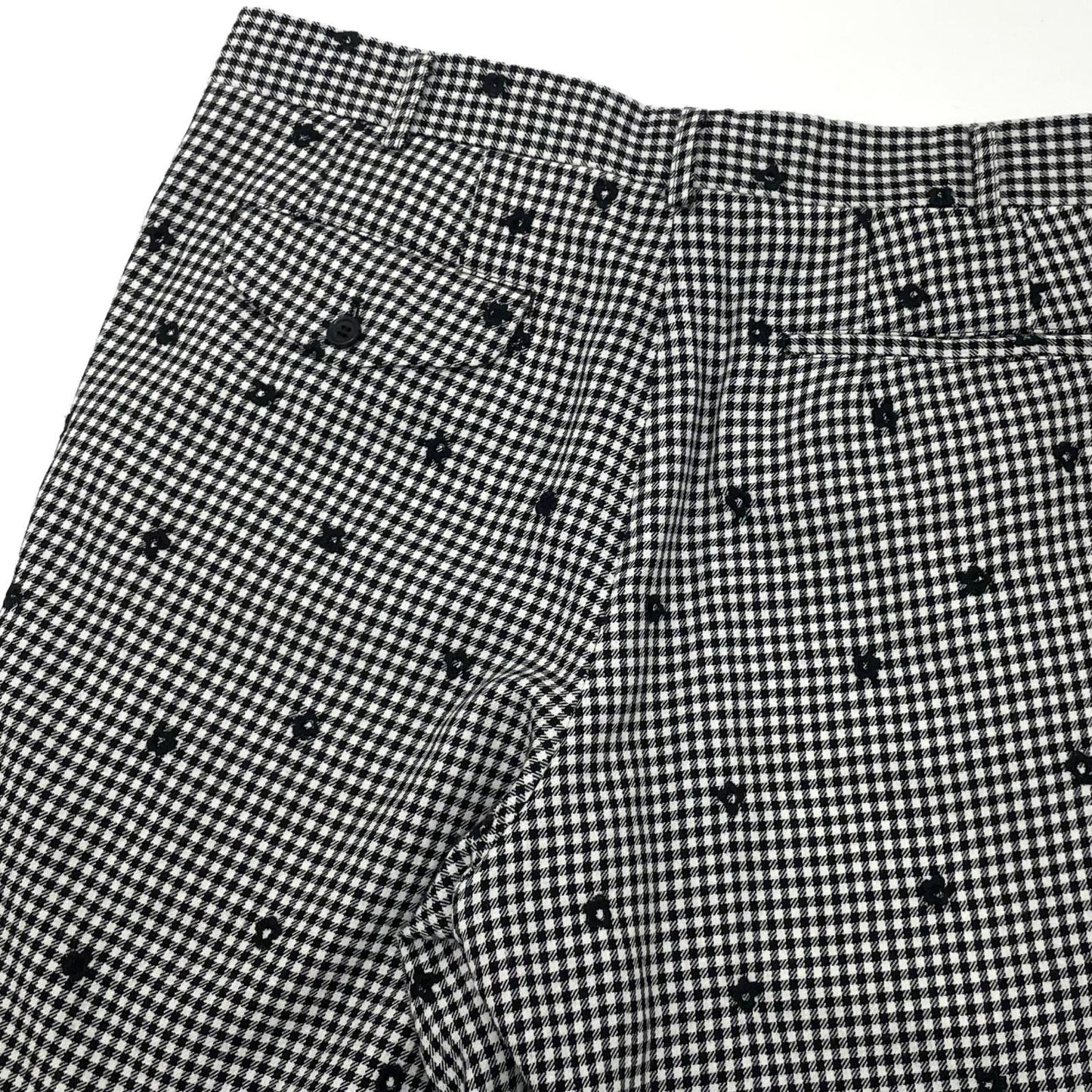 【中古】COMME des GARCONS | コムデギャルソン チェック柄パンツ NP-P003 ブラック×ホワイト サイズ：M【尾張小牧店】