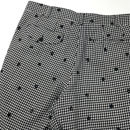 【中古】COMME des GARCONS | コムデギャルソン チェック柄パンツ NP-P003 ブラック×ホワイト サイズ：M【尾張小牧店】