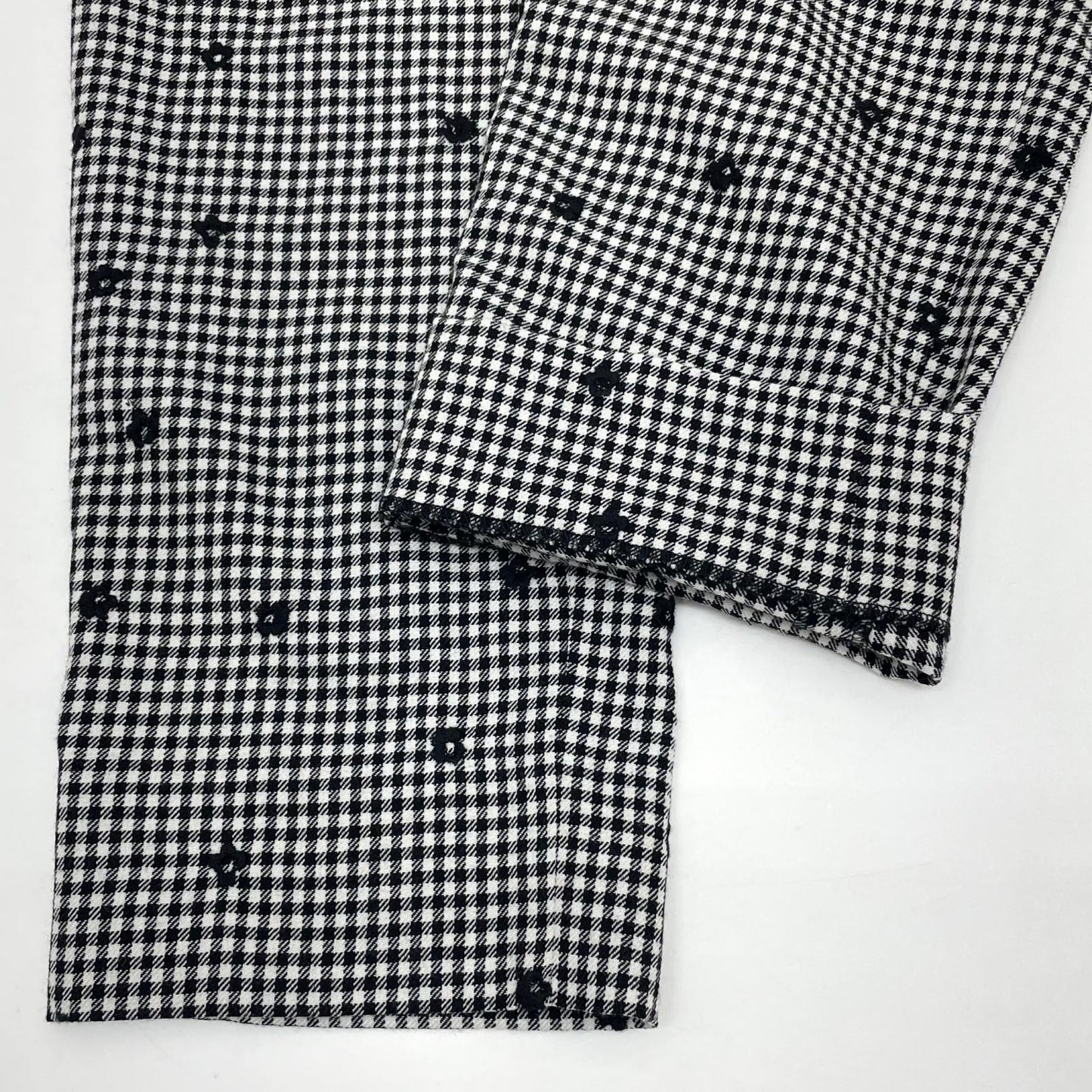 【中古】COMME des GARCONS | コムデギャルソン チェック柄パンツ NP-P003 ブラック×ホワイト サイズ：M【尾張小牧店】