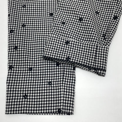 【中古】COMME des GARCONS | コムデギャルソン チェック柄パンツ NP-P003 ブラック×ホワイト サイズ：M【尾張小牧店】