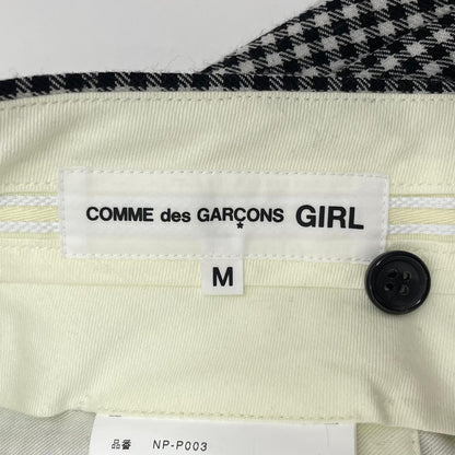【中古】COMME des GARCONS | コムデギャルソン チェック柄パンツ NP-P003 ブラック×ホワイト サイズ：M【尾張小牧店】