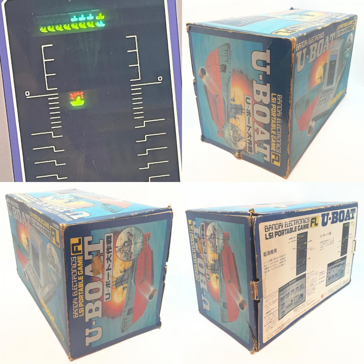 【尾張小牧店】BANDAI U-ボート大作戦 FL U-BOAT LSI PORTABLE GAME【レトロ】【中古】