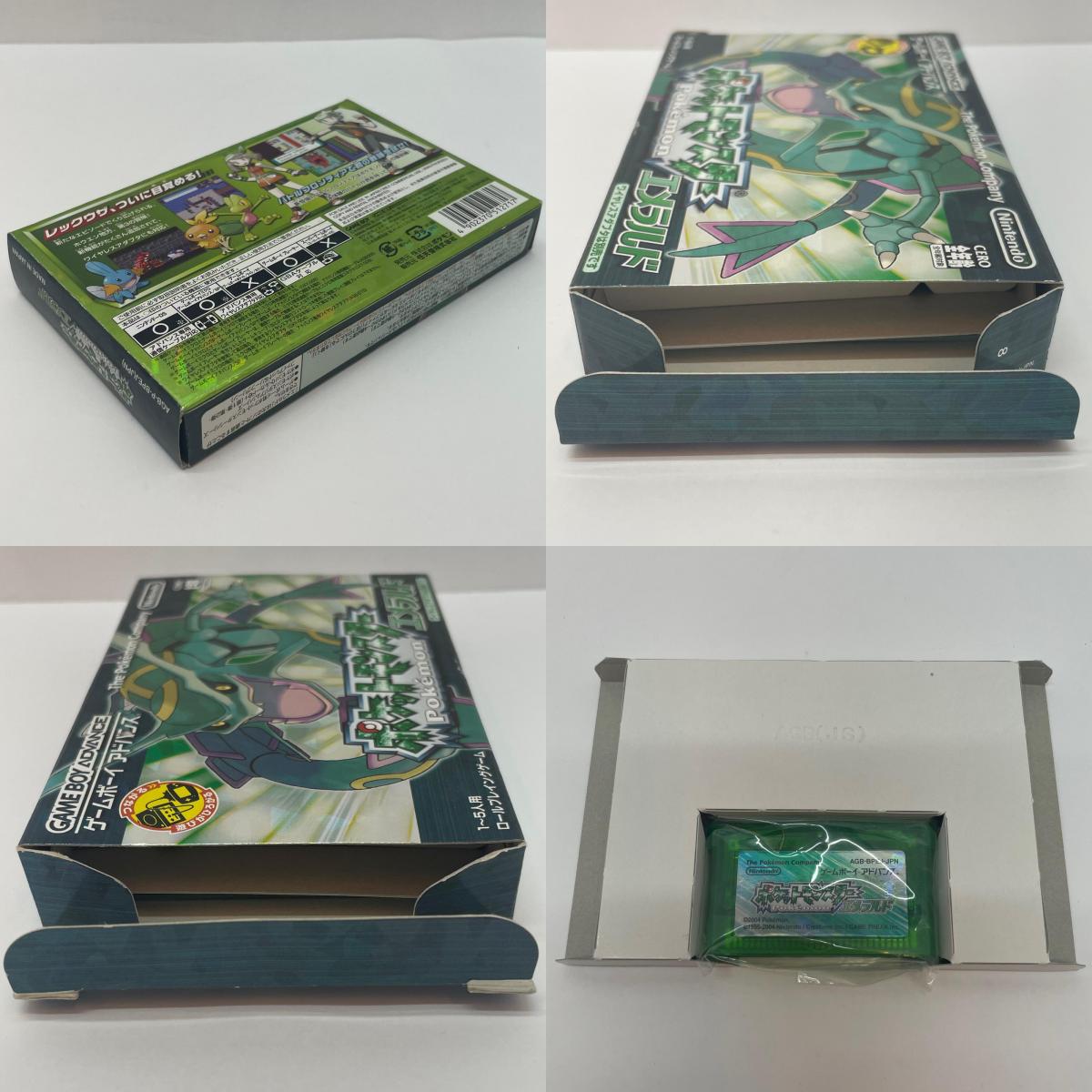【尾張小牧店】GBA ポケットモンスターエメラルド チラシあり 美品【レトロ】【中古】