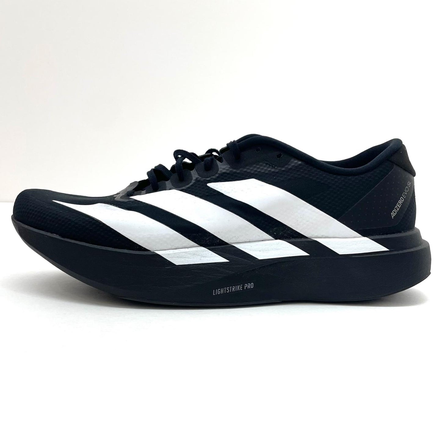 【中古】adidas | アディダス Adizero EVO SL Woven/アディゼロEVO SL ウーブン スニーカー 靴　JR4728 ブラック×ホワイト 30cm【尾張小牧店】【専】