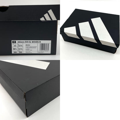 【中古】adidas | アディダス Adizero EVO SL Woven/アディゼロEVO SL ウーブン スニーカー 靴　JR1912 ホワイト×ブラック 30cm【尾張小牧店】【専】