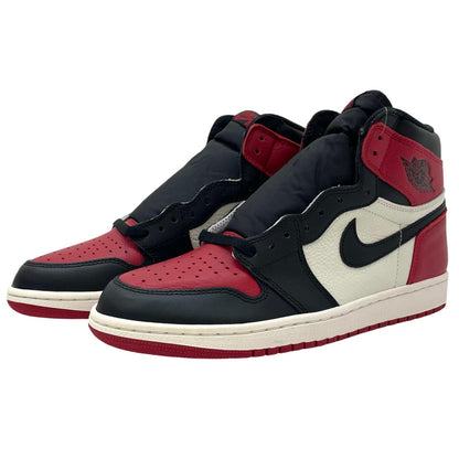 【中古】NIKE | ナイキ AIR JORDAN 1 HIGH OG "Bred Toe"/エアジョーダン1 レトロ ハイ OG "ブレッドトゥ"　スニーカー 靴　555088-610 ブラック×レッド×ホワイト 28cm【尾張小牧店】