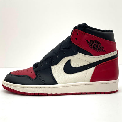 【中古】NIKE | ナイキ AIR JORDAN 1 HIGH OG "Bred Toe"/エアジョーダン1 レトロ ハイ OG "ブレッドトゥ"　スニーカー 靴　555088-610 ブラック×レッド×ホワイト 28cm【尾張小牧店】