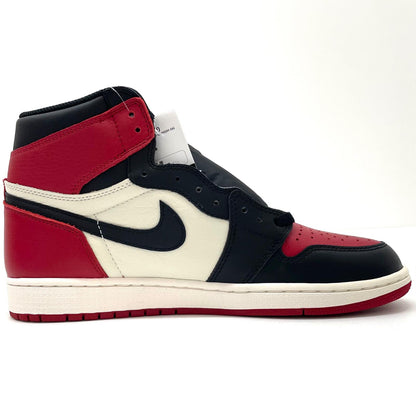 【中古】NIKE | ナイキ AIR JORDAN 1 HIGH OG "Bred Toe"/エアジョーダン1 レトロ ハイ OG "ブレッドトゥ"　スニーカー 靴　555088-610 ブラック×レッド×ホワイト 28cm【尾張小牧店】