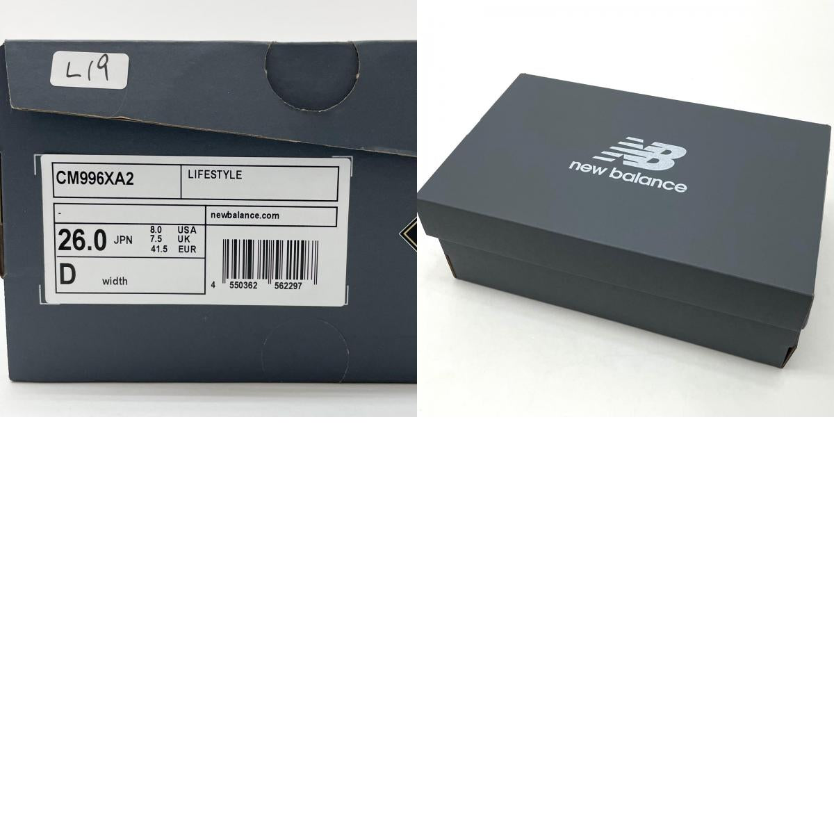 【中古】NEW BALANCE | ニューバランス 996 Gore-Tex TEAM AWAY GREY with SILVER METALLIC and Moonbeam　スニーカー 靴　CM996XA2 グレー 26cm【尾張小牧店】