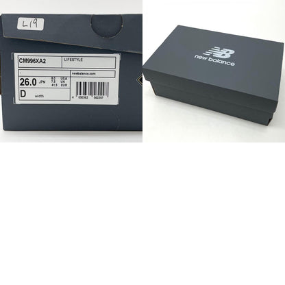 【中古】NEW BALANCE | ニューバランス 996 Gore-Tex TEAM AWAY GREY with SILVER METALLIC and Moonbeam　スニーカー 靴　CM996XA2 グレー 26cm【尾張小牧店】