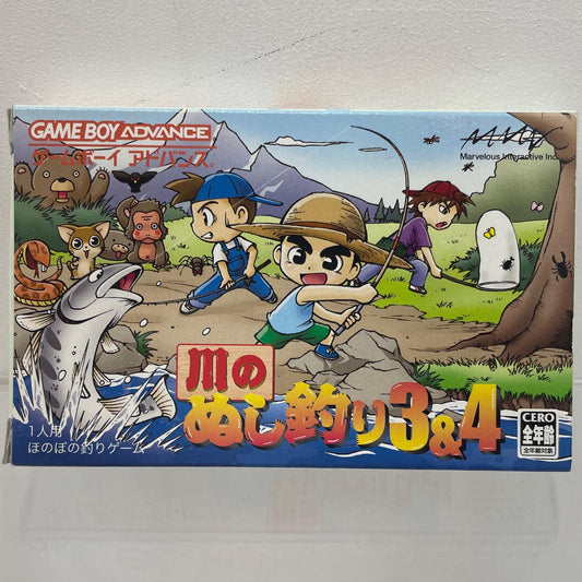 【尾張小牧店】GBA 川のぬし釣り3＆4 ゲームボーイアドバンス【レトロ】【中古】