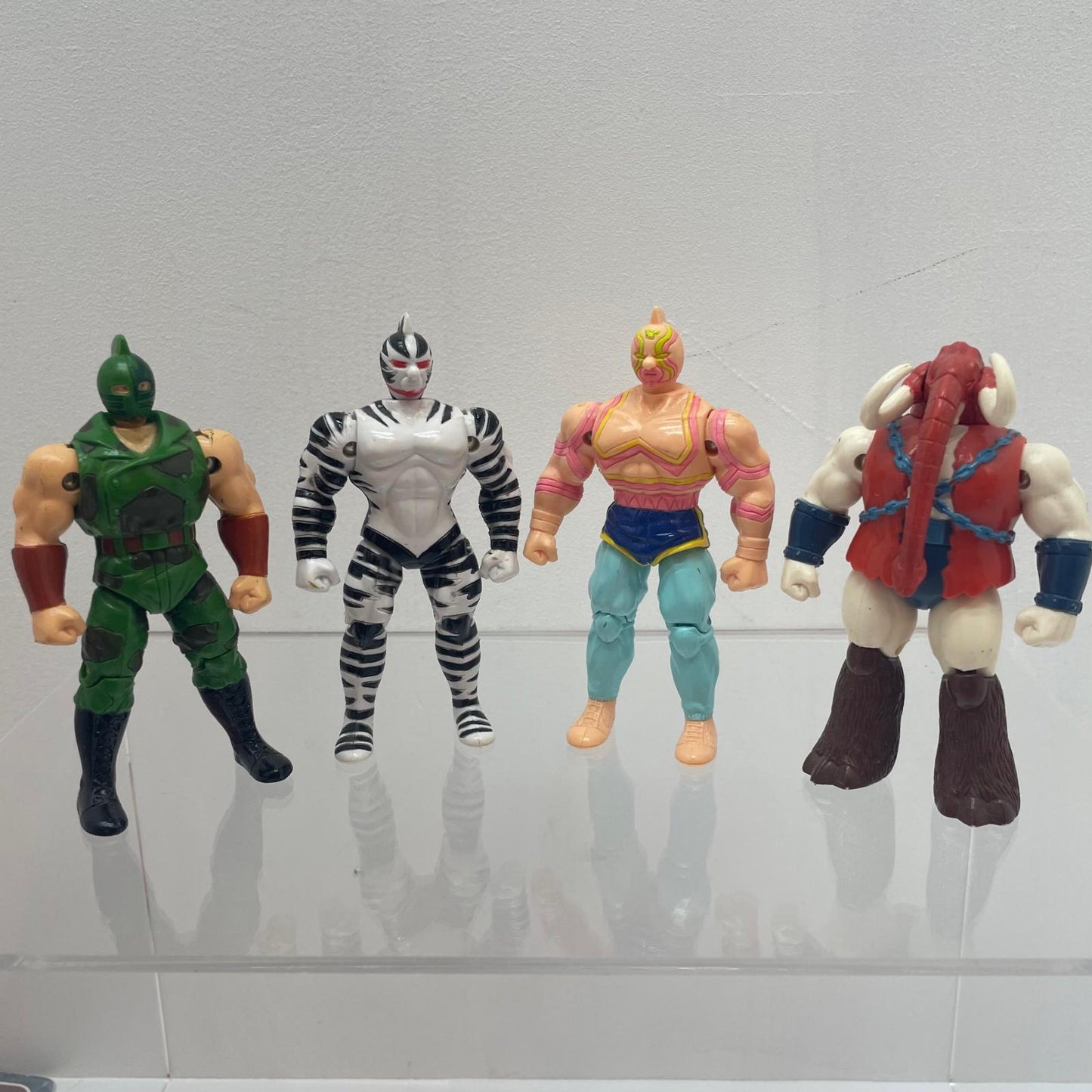 【尾張小牧店】バンダイ キン肉マン 超人パワーシリーズ 5体セット【レトロ】【中古】