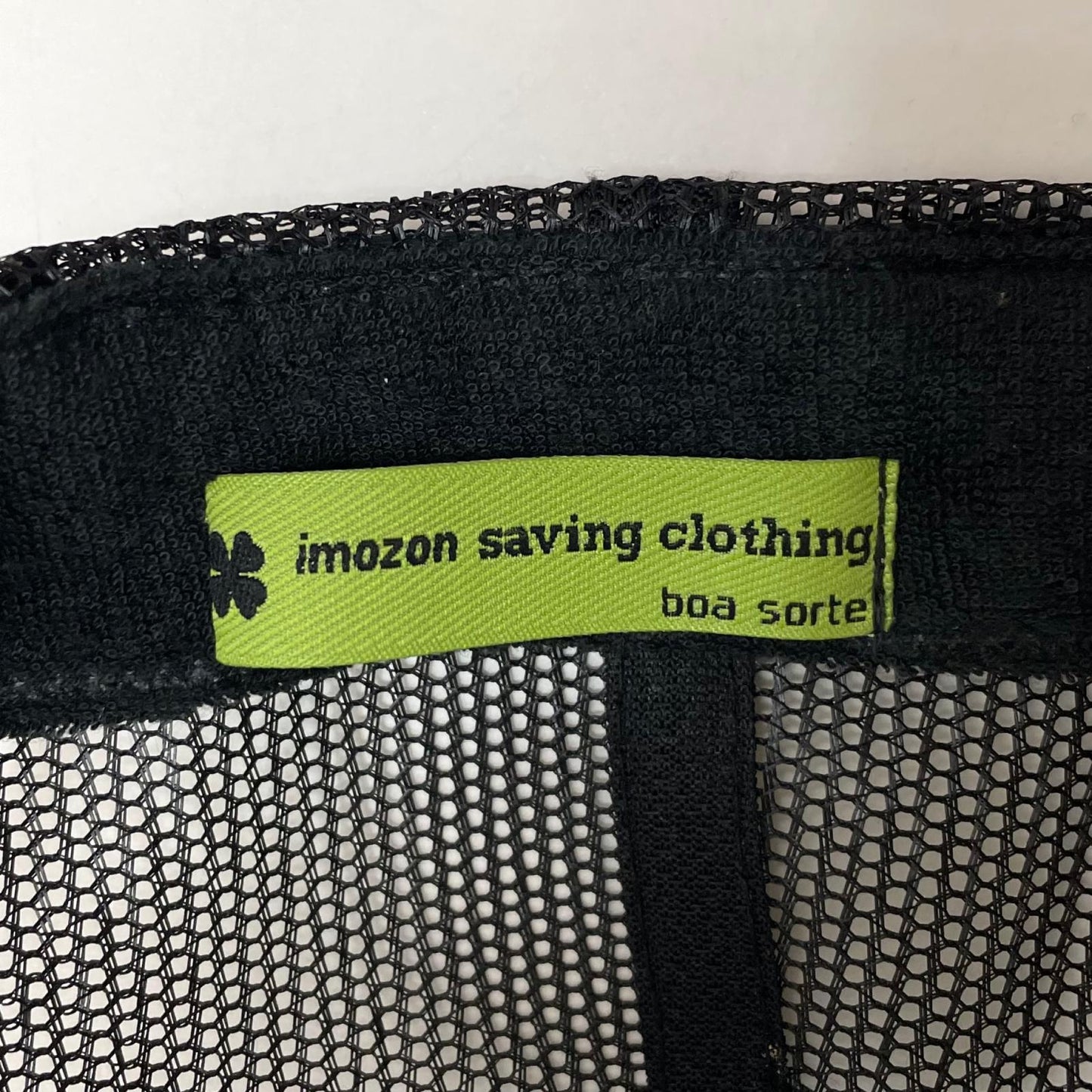 【中古】imozon saving clothing | イムオゾン セービング クロージング キャップ 帽子　レッド×ホワイト×ブラック【尾張小牧店】