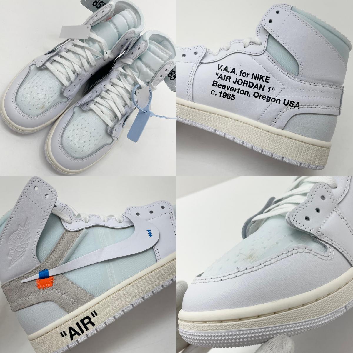 【中古】NIKE×Virgil Abloh Archive (V.A.A.) | ナイキ×ヴァージルアブローアーカイブ Air Jordan 1 Retro High OG 'Alaska'/エアジョーダン1 レトロ ハイ OG "アラスカ" スニーカー 靴　AA3834-100 ホワイト 28cm【尾張小牧店】