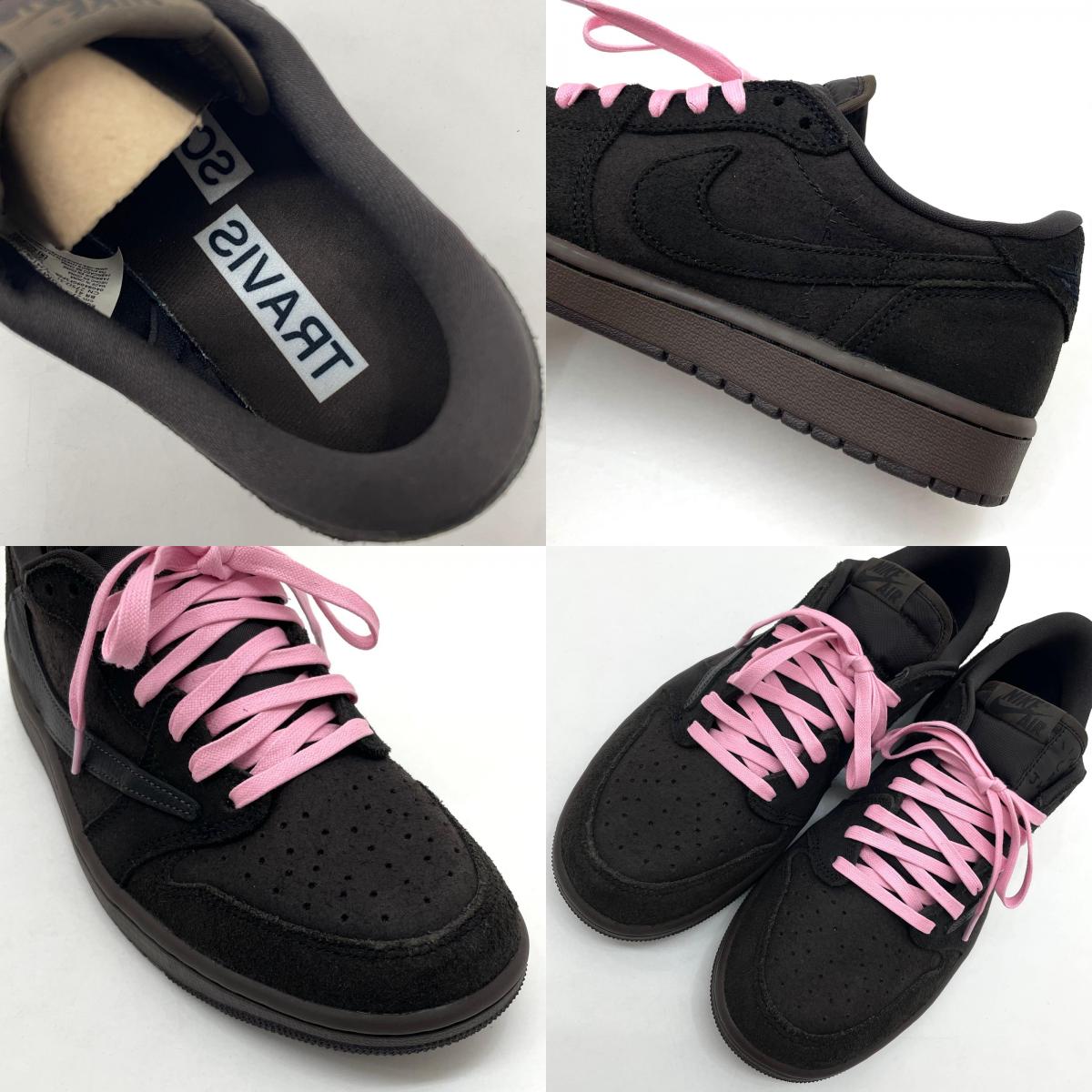 【中古】NIKE×Travis Scott | ナイキ×トラヴィススコット Air Jordan 1 Low OG SP 'Velvet Brown and Dark Mocha'/エアジョーダン1 ロー OG SP "ベルベットブラウン アンド ダークモカ" スニーカー 靴　DM7866-202 ブラウン 27.5cm【尾張小牧店】