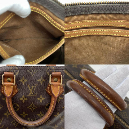 【中古】LOUIS VUITTON | ルイ・ヴィトン スピーディ25 ハンドバッグ ミニボストンバッグ モノグラム M41528 ブラウン【尾張小牧店】