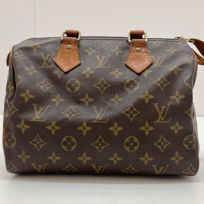 【中古】LOUIS VUITTON | ルイ・ヴィトン スピーディ25 ハンドバッグ ミニボストンバッグ モノグラム M41528 ブラウン【尾張小牧店】