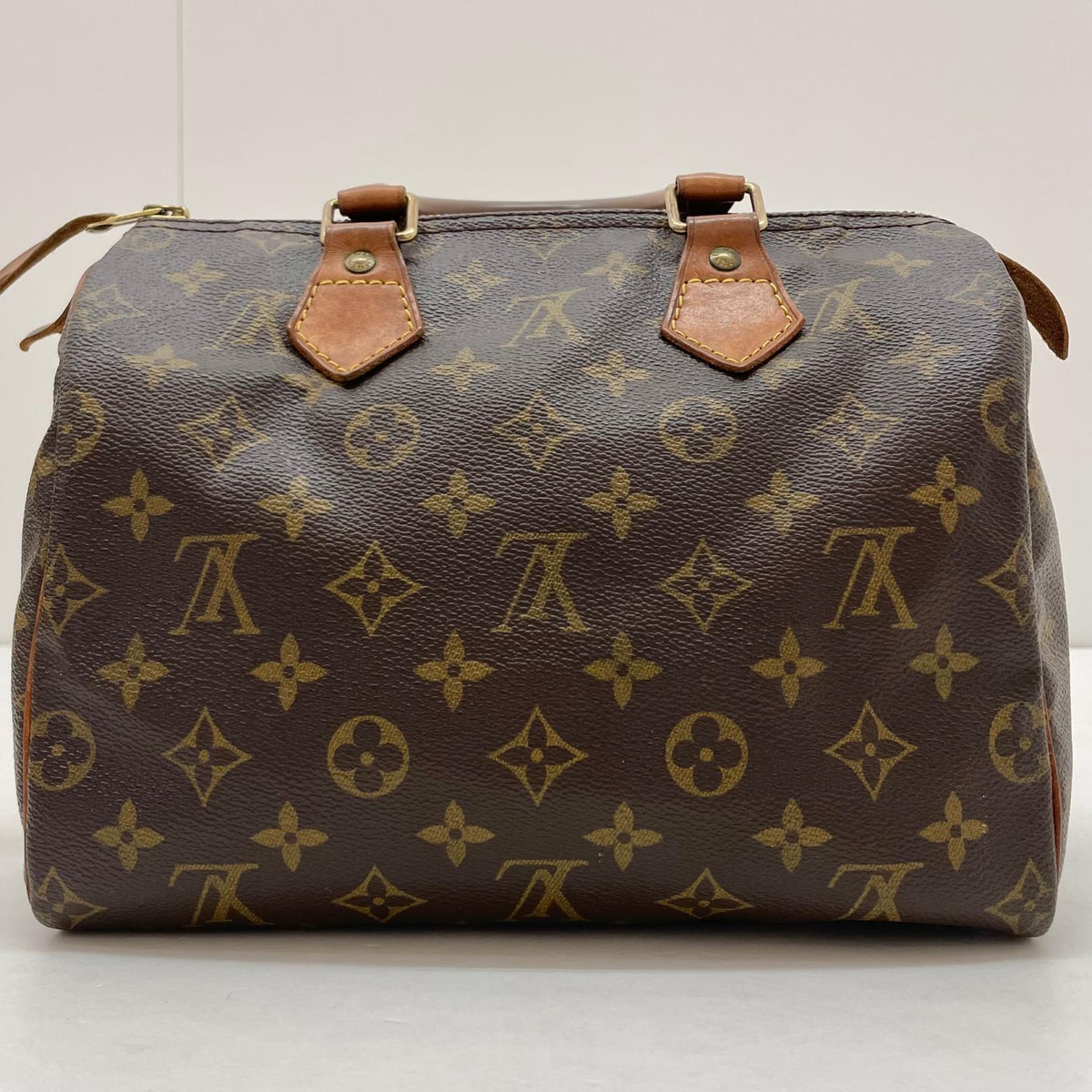 【中古】LOUIS VUITTON | ルイ・ヴィトン スピーディ25 ハンドバッグ ミニボストンバッグ モノグラム M41528 ブラウン【尾張小牧店】