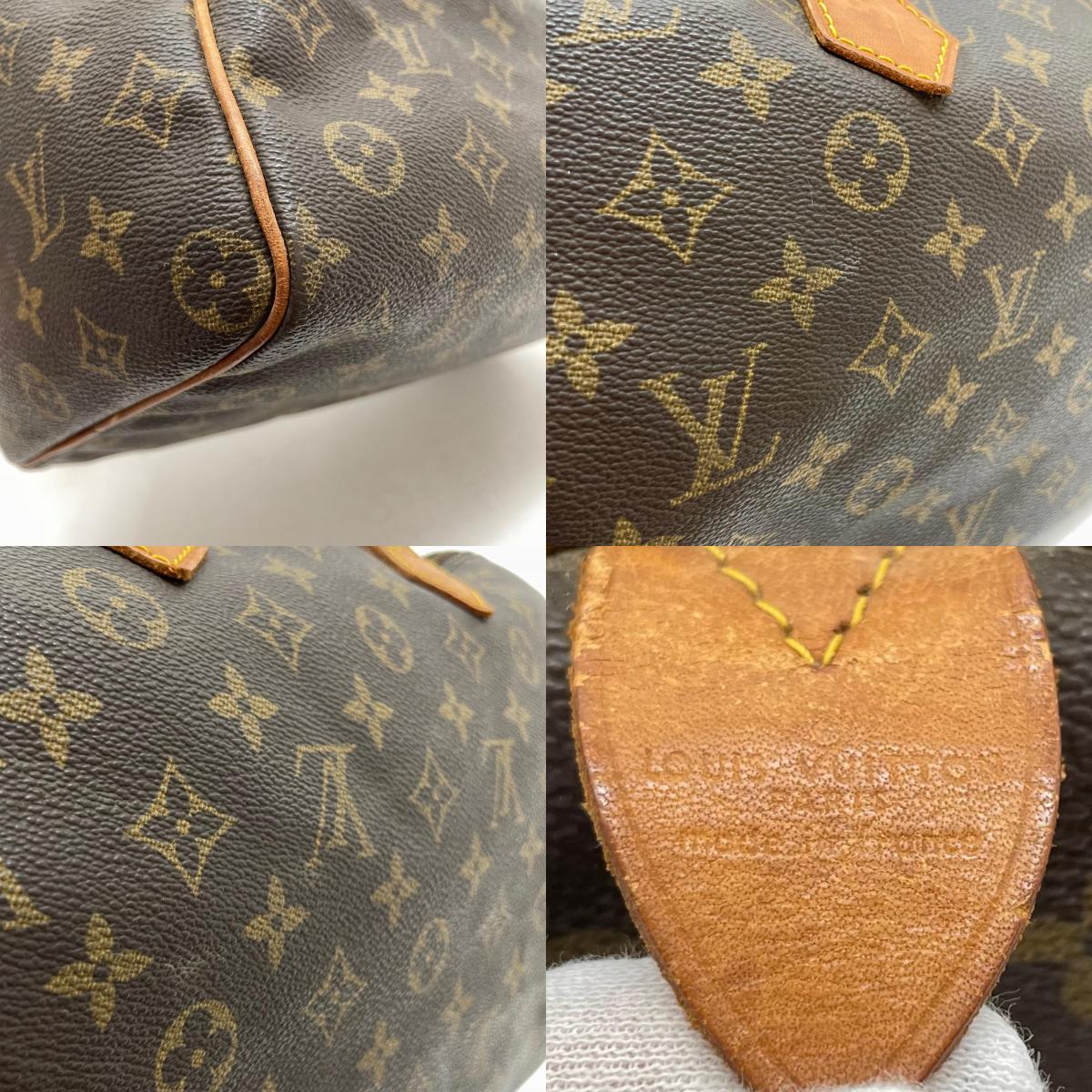 【中古】LOUIS VUITTON | ルイ・ヴィトン スピーディ35 ハンドバッグ ミニボストンバッグ モノグラム M41524 ブラウン【尾張小牧店】