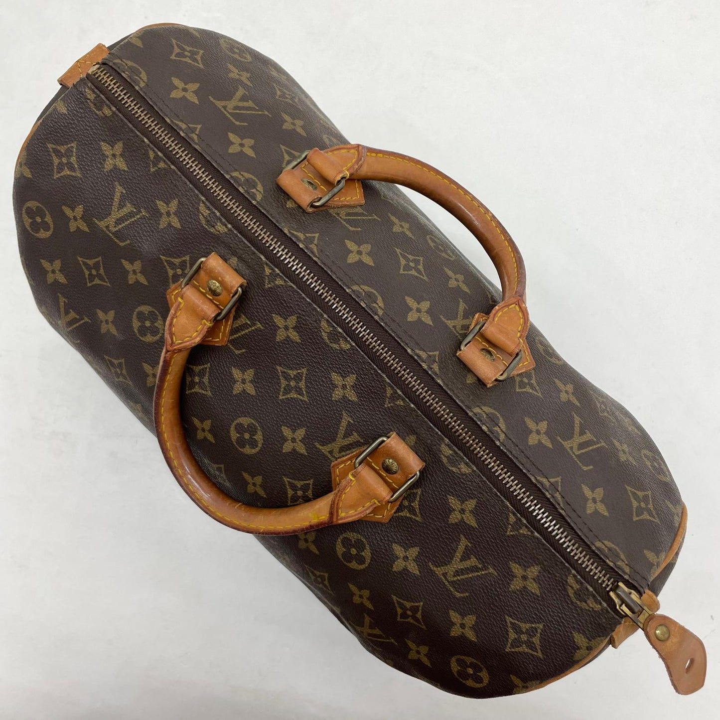 【中古】LOUIS VUITTON | ルイ・ヴィトン スピーディ35 ハンドバッグ ミニボストンバッグ モノグラム M41524 ブラウン【尾張小牧店】