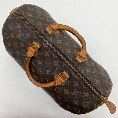 【中古】LOUIS VUITTON | ルイ・ヴィトン スピーディ35 ハンドバッグ ミニボストンバッグ モノグラム M41524 ブラウン【尾張小牧店】