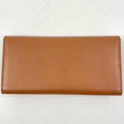 【中古】Salvatore Ferragamo | サルヴァトーレフェラガモ スタッズガンチーニ 二つ折り 長財布 ブラウン【尾張小牧店】