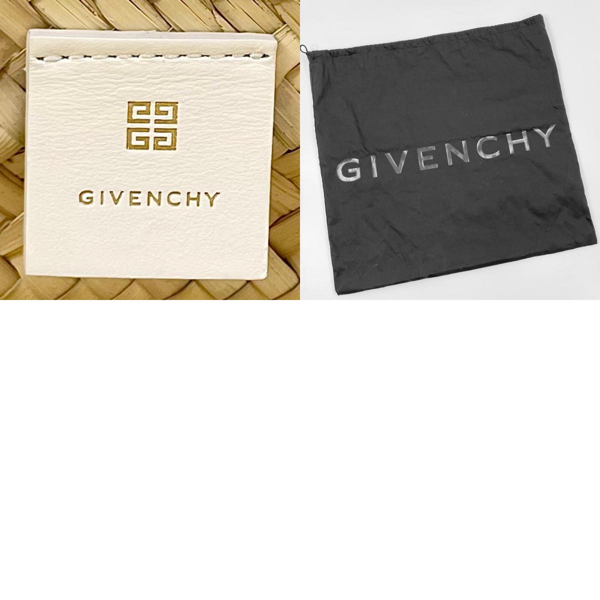 【中古】GIVENCHY | ジバンシィ VOYOU ヴォワイユー ラフィア バスケット トートバッグ ベージュ【尾張小牧店】
