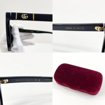 【中古】GUCCI | グッチ サングラス アジアンフィット GG0636SK ブラック【尾張小牧店】