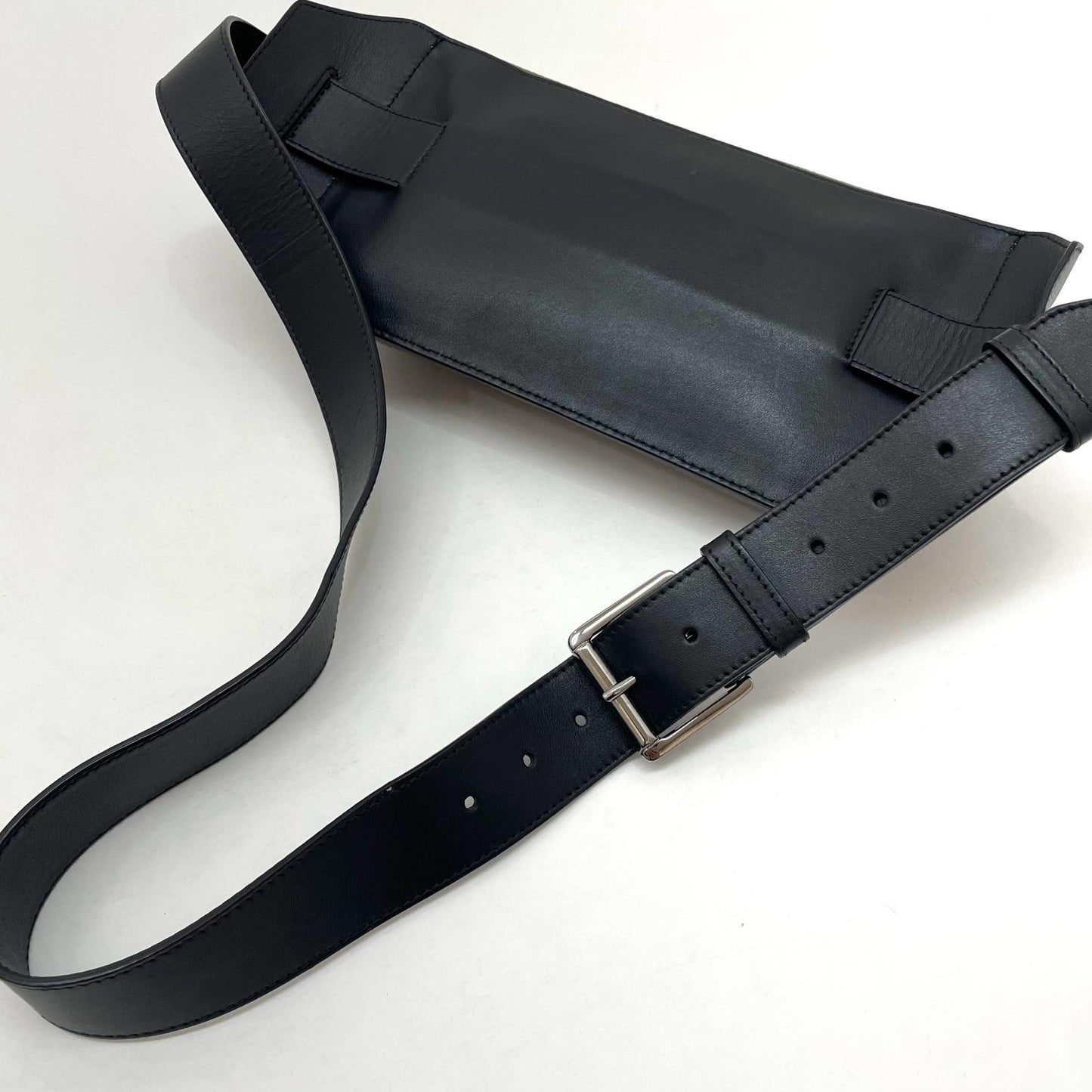 【中古】JIMMY CHOO | ジミーチュウ　オスカー スタースタッズ　ボディバッグ ウエストポーチ　グレー【尾張小牧店】