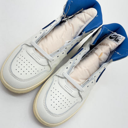 【中古】NIKE×Awake NY | ナイキ×アウェイクニューヨーク Jordan Air Ship SP "Game Royal"/ジョーダン エアシップ SP "ゲームロイヤル" スニーカー 靴　FN8675-104 ホワイト×ブルー 27cm【尾張小牧店】