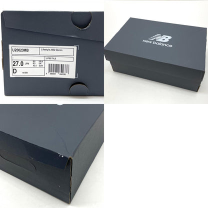 【中古】NEW BALANCE | ニューバランス U20023MB BLACK with MAGNET　スニーカー 靴　ブラック 27cm【尾張小牧店】