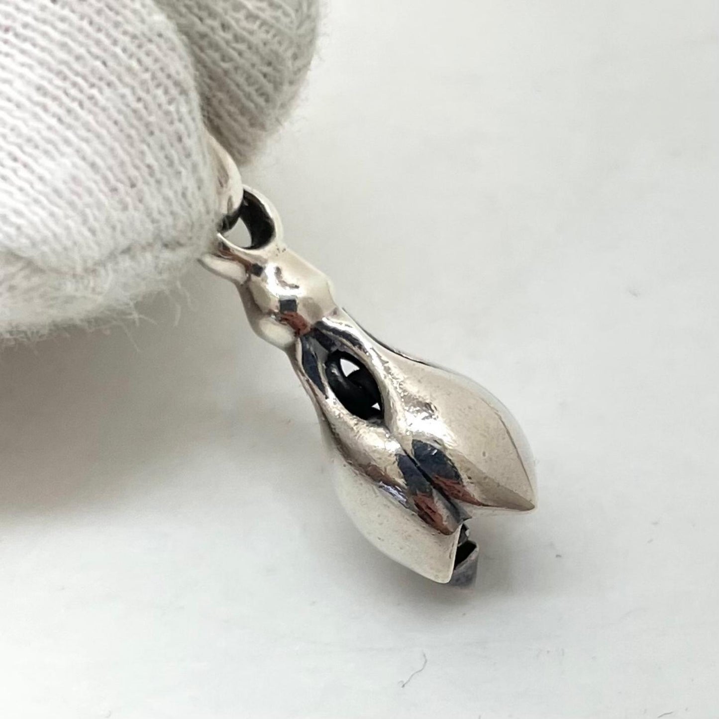 【中古】LONE ONES | ロンワンズ　Tear Bell Pendant Xsmall ペンダントトップ 0007XS シルバー【尾張小牧店】