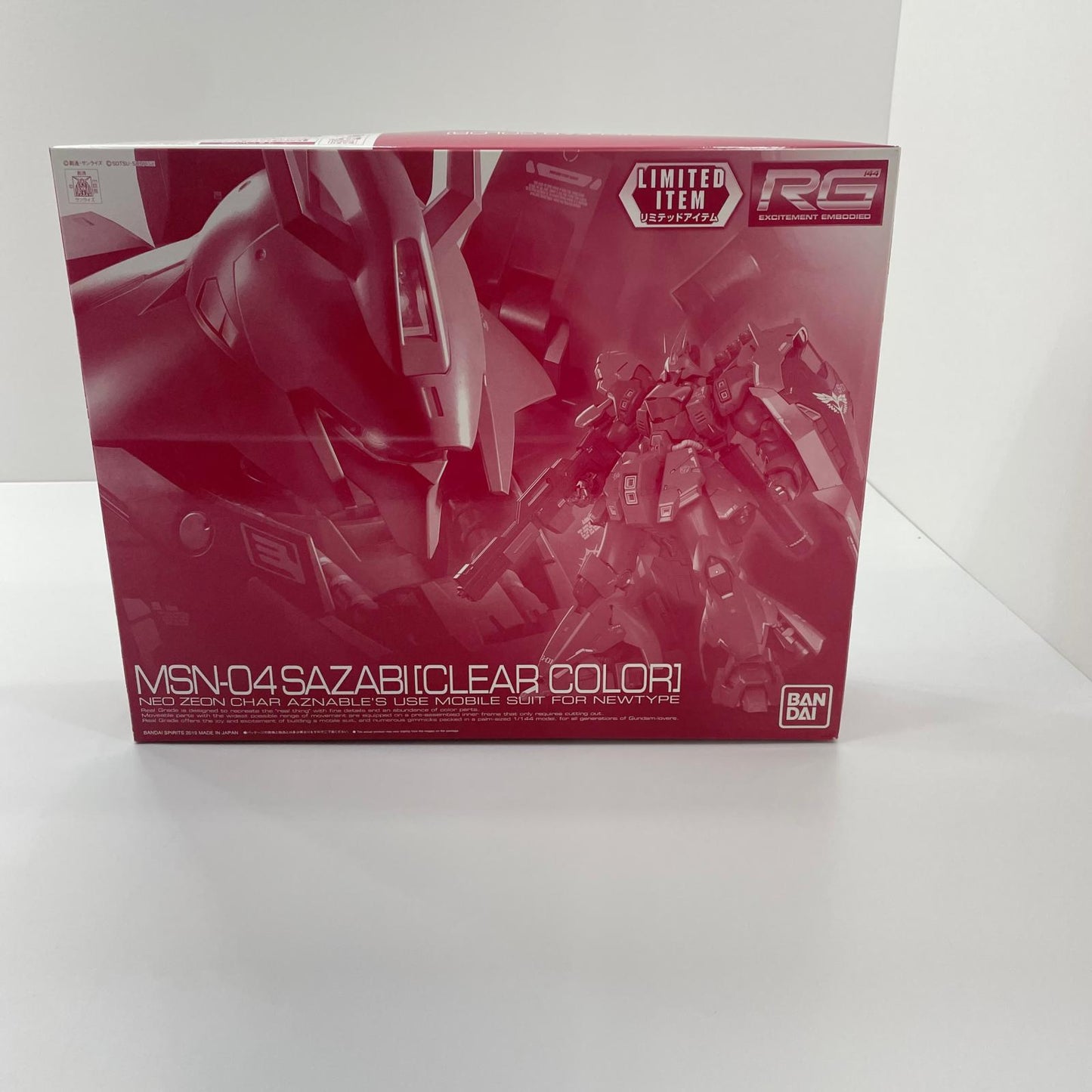 1/144RGMSN-04サザビークリアカラーVer.「機動戦士ガンダム 逆襲のシャア」 イベント限定【尾張小牧店】