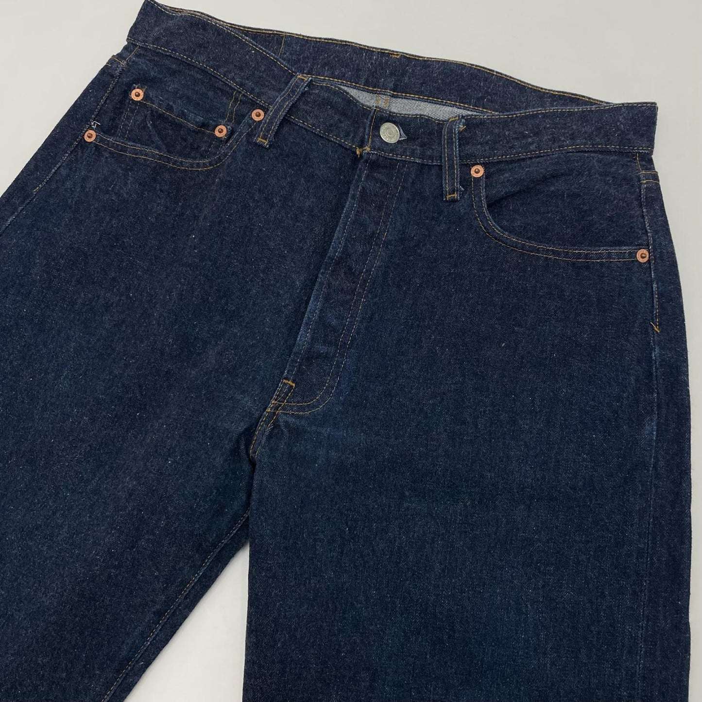 【中古】Levi's | リーバイス　USA製 110周年モデル 501 'E' デニムパンツ ネイビー サイズ：35【尾張小牧店】