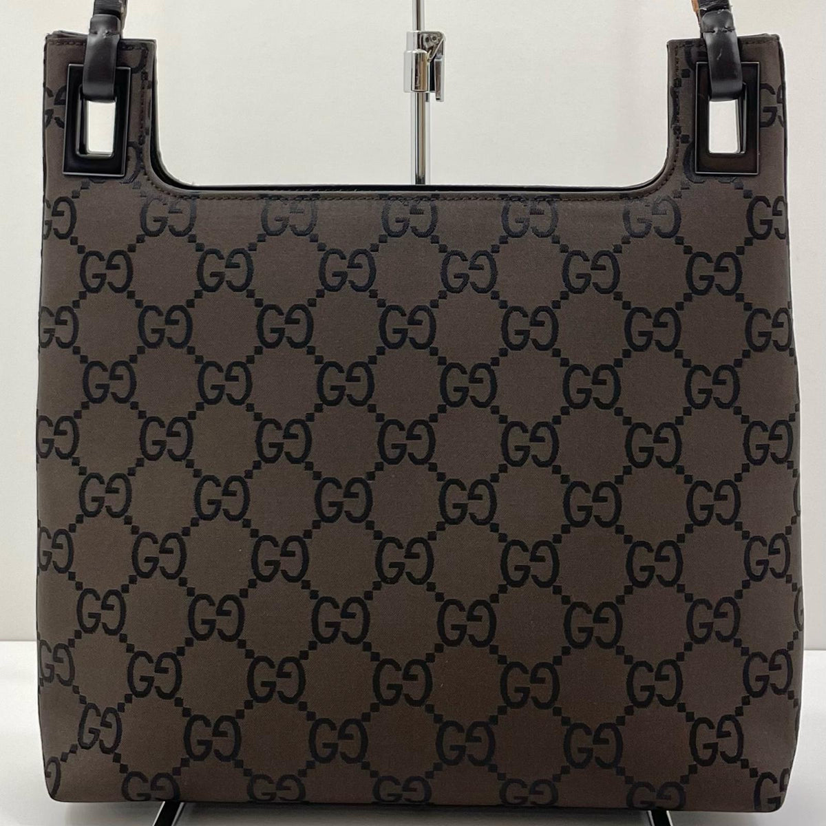 【中古】GUCCI | グッチ GGキャンバス ワンショルダー ミニトートバッグ ハンドバッグ 001･3099･2865 ブラウン【尾張小牧店】