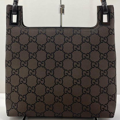 【中古】GUCCI | グッチ GGキャンバス ワンショルダー ミニトートバッグ ハンドバッグ 001･3099･2865 ブラウン【尾張小牧店】