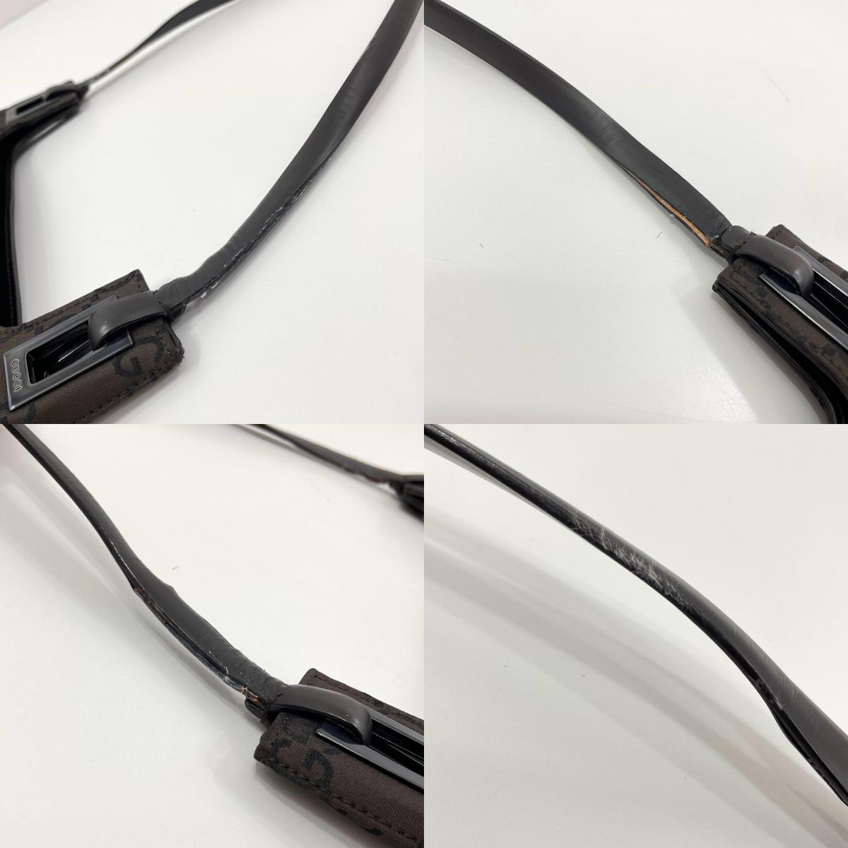 【中古】GUCCI | グッチ GGキャンバス ワンショルダー ミニトートバッグ ハンドバッグ 001･3099･2865 ブラウン【尾張小牧店】
