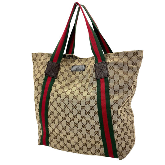 【中古】GUCCI | グッチ GGキャンバス トートバッグ 189669･002122 ブラウン【尾張小牧店】