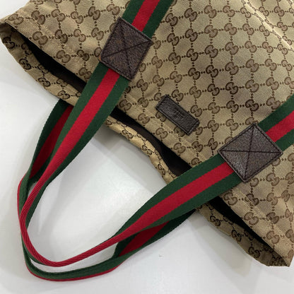 【中古】GUCCI | グッチ GGキャンバス トートバッグ 189669･002122 ブラウン【尾張小牧店】