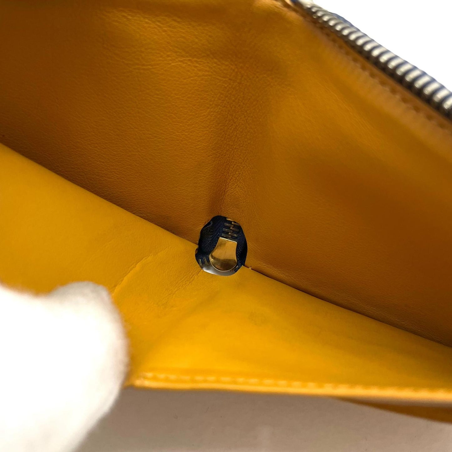 【中古】LOUIS VUITTON | ルイ・ヴィトン　デニムミニジッピー ラウンドファスナー二つ折り財布 M95342　ブルー【尾張小牧店】