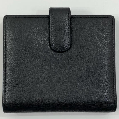【中古】CHANEL | シャネル バタフライカメリア ココマーク 二つ折り財布 ブラック【尾張小牧店】
